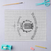 Frans tandelpapier - zwart tissuepapier (Craft)