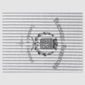 Frans tandelpapier - zwart tissuepapier (Voorkant)