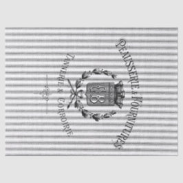 Frans tandelpapier - zwart tissuepapier