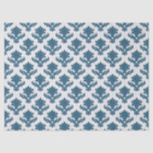 Frans tapijt blauw en wit tissuepapier (Voorkant)