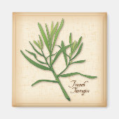 Frans Tarragon Herb Magneet (Voorkant)
