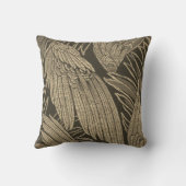  Frans Textiel Green Gold Kussen (Achterkant)