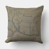  Frans Textielvezel Weave Chinoiserie Cu Kussen (Voorkant)