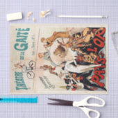 Frans theater poster - decoupage ephemera Tissuepapier (Craft)