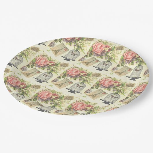 Frans thema  Paris paper Borden Papieren Bordje (Gekanteld)