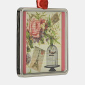 Frans Theme Paris kerstversiering Metalen Ornament (Rechts)