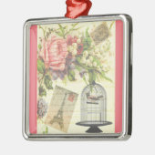 Frans Theme  Paris kerstversiering Metalen Ornament (Links)
