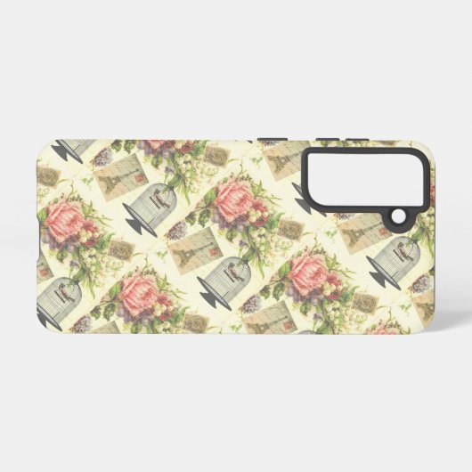 Frans Theme Paris Samsung Galaxy Hoesje (Achterkant horizontaal)