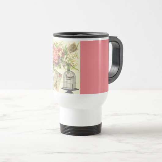 Frans Theme  Paris Travel Mug Reisbeker (Voorkant rechts)