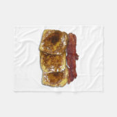 Frans toast fleece deken (Voorkant (Horizontaal))