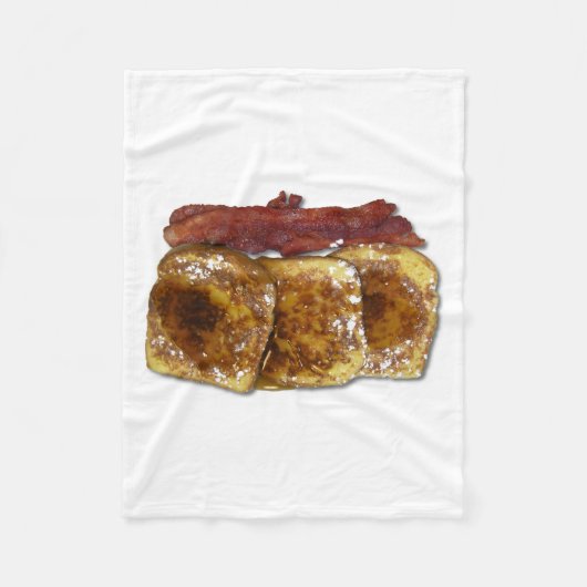 Frans toast fleece deken (Voorkant)