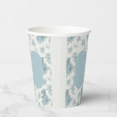 Frans Toile Beer en Bunny Baby shower Papieren Bekers (Rechts)