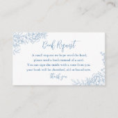 FRANS TOILE Blauw Baby Boek Aanvraag Invoegen Informatiekaartje (Voorkant)