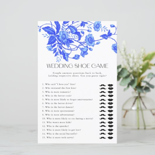 Frans Toile Bloem Bruiloft Schoenenspel Bruidsfees (Staand voorkant)