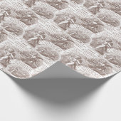  Frans Toile Cupids in Liefde Cadeaupapier (Hoek)