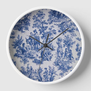 Frans toile de jouy blauw en wit elegant