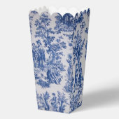 Frans toile de jouy blauw en wit elegant bedankdoosjes (Voorkant)