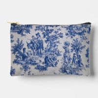 Frans toile de jouy blauw en wit elegant