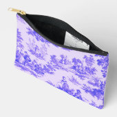Frans toile de jouy blauw en wit elegant etui (Open)