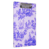 Frans toile de jouy blauw en wit elegant klembord (Rechts)