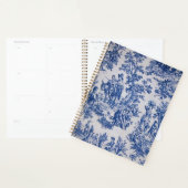 Frans toile de jouy blauw en wit elegant planner (Display)