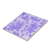 Frans toile de jouy blauw en wit elegant tegeltje (Zijkant)