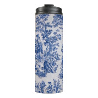 Frans toile de jouy blauw en wit elegant