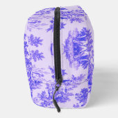 Frans toile de jouy blauw en wit elegant toilettasje (Rechts)