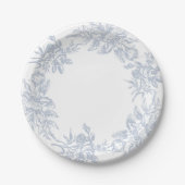 Frans Toile de Jouy Papieren Bordje (Voorkant)