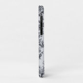 Frans toile de jouy zwart en wit elegant Case-Mate iPhone case (Achterkant/links)