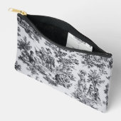 Frans toile de jouy zwart en wit elegant etui (Open)