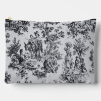Frans toile de jouy zwart en wit elegant