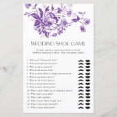 Frans Toile Floral Bruiloft Schoen Spel Bruids Spe (Voorkant)