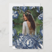  Frans Toile Floral Vrijgezellenfeest Kaart (Achterkant)