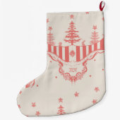  Frans Toile geïnspireerd door Joy op maat Grote Kerstsok (Achterkant)