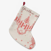  Frans Toile geïnspireerd door Joy op maat Grote Kerstsok (Voorkant (Hangend))