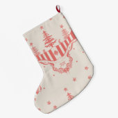  Frans Toile geïnspireerd door Joy op maat Grote Kerstsok (Achterkant (Hangend))