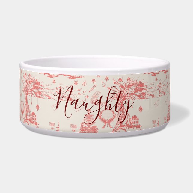 Frans Toile Oak en Elk bos  Voerbakje (Voorkant)