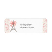 Frans Toile Paris Retour-adreslabel