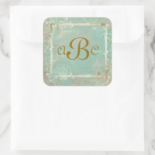  Frans Toile & Script Aangepaste Stickers (Tas)