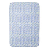 Frans Toile Style Blue en White Badmat (Voorkant Verticaal)