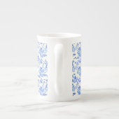 Frans Toile Style Blue en White Porselein Kop (Achterkant)