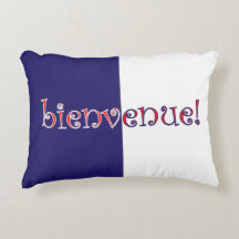 Frans Tricolor Bienvenue Welkom