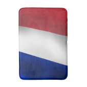 FRANS TRICOLOR FLAG BLUE WHITE RED RING BADMAT (Voorkant Verticaal)