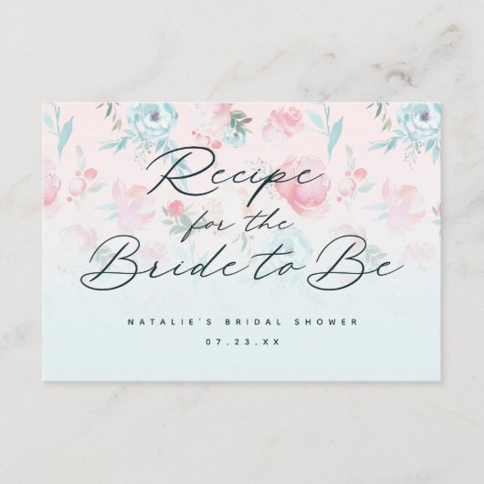 Frans Tuin Bloemen Pioen Vrijgezellenfeest Recept Informatiekaartje (Voorkant)