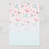 Frans Tuin Bloemenpioen 3 gangen maaltijddiner Menu (Achterkant)