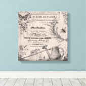  Frans Tuin uitgerekt canvas Afdruk (Insitu (Houten vloer))