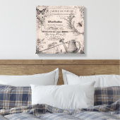  Frans Tuin uitgerekt canvas Afdruk (Insitu (Slaapkamer))