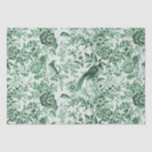 Frans Tuinhotel de Jouy Green Tissuepapier (Voorkant)