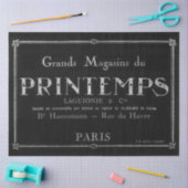 Frans Typografie Black Decoupage Lijst Tissuepapier (Craft)